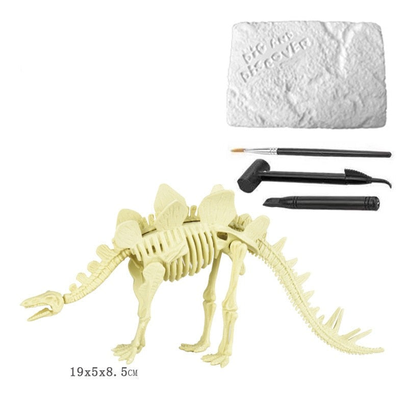 Brinquedo Kit Escavação Fósseis Mundo Dinossauro