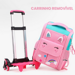 Mochila de Rodinhas Feminina Infantil