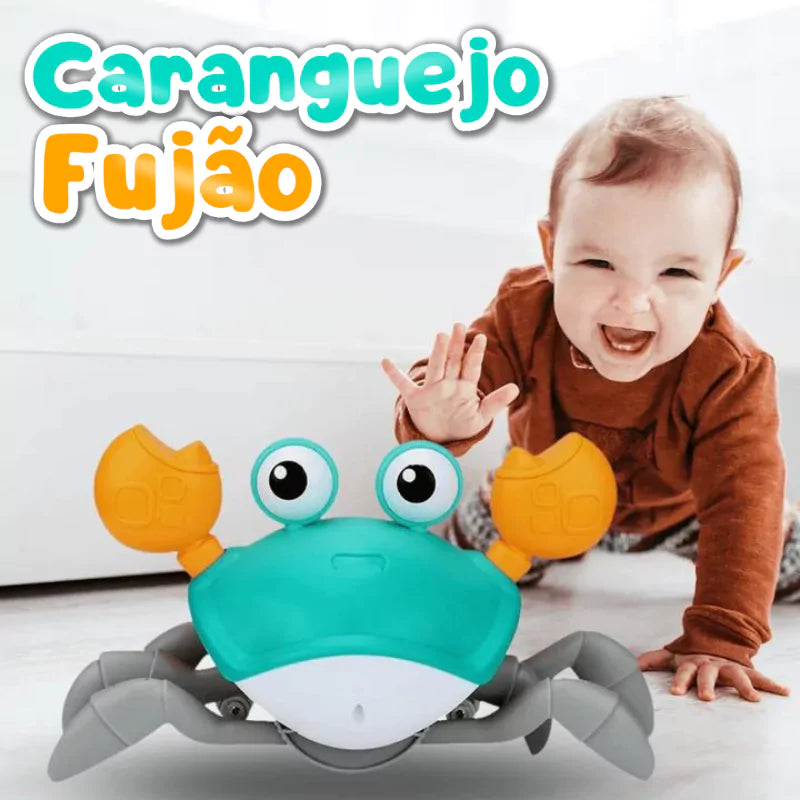 Brinquedo Caranguejo Fujão Recarregável para Crianças