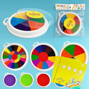 Kit de Pintura à Dedo Montessori - Atóxico e Lavável