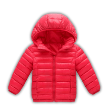 Jaqueta Puffer Infantil com Capuz Masculino Feminino