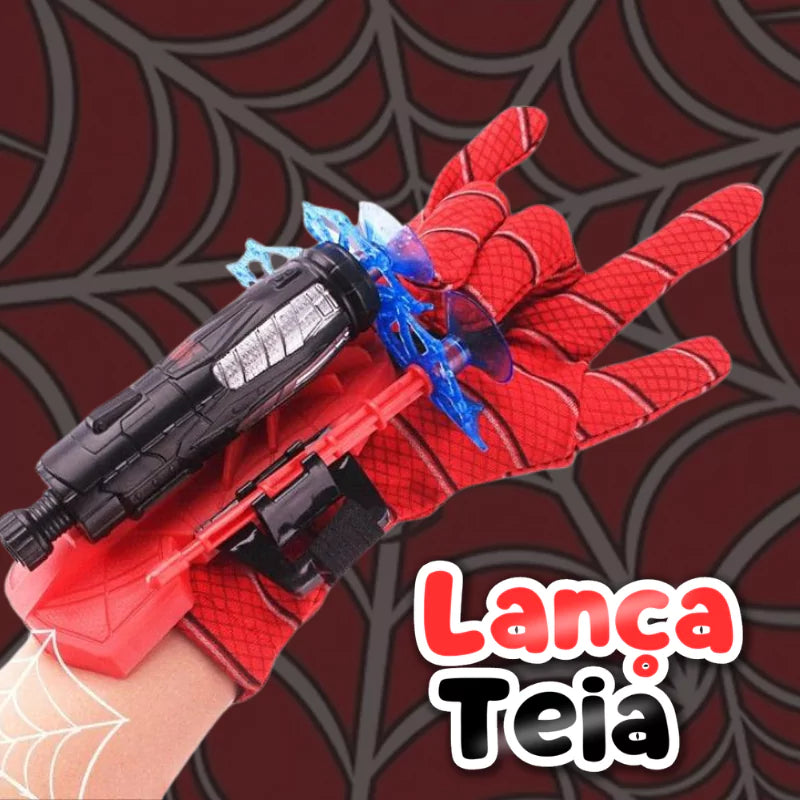 Super Lançador Interativo do Homem Aranha + Luva