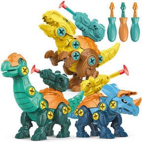 Brinquedo de Montar Dinossauro Lançador ConstruDino