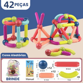 Brinquedo Magnético Educativo Magnetic Toy