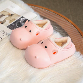 Pantufa Infantil com Forro de Pelúcia Hipo