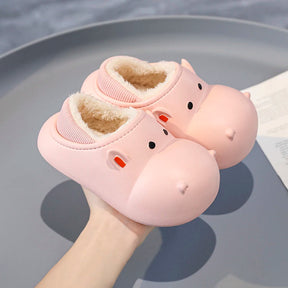 Pantufa Infantil com Forro de Pelúcia Hipo