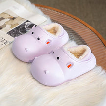 Pantufa Infantil com Forro de Pelúcia Hipo