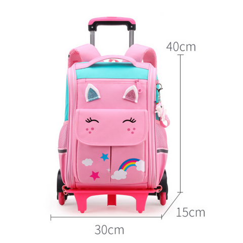 Mochila de Rodinhas Feminina Infantil