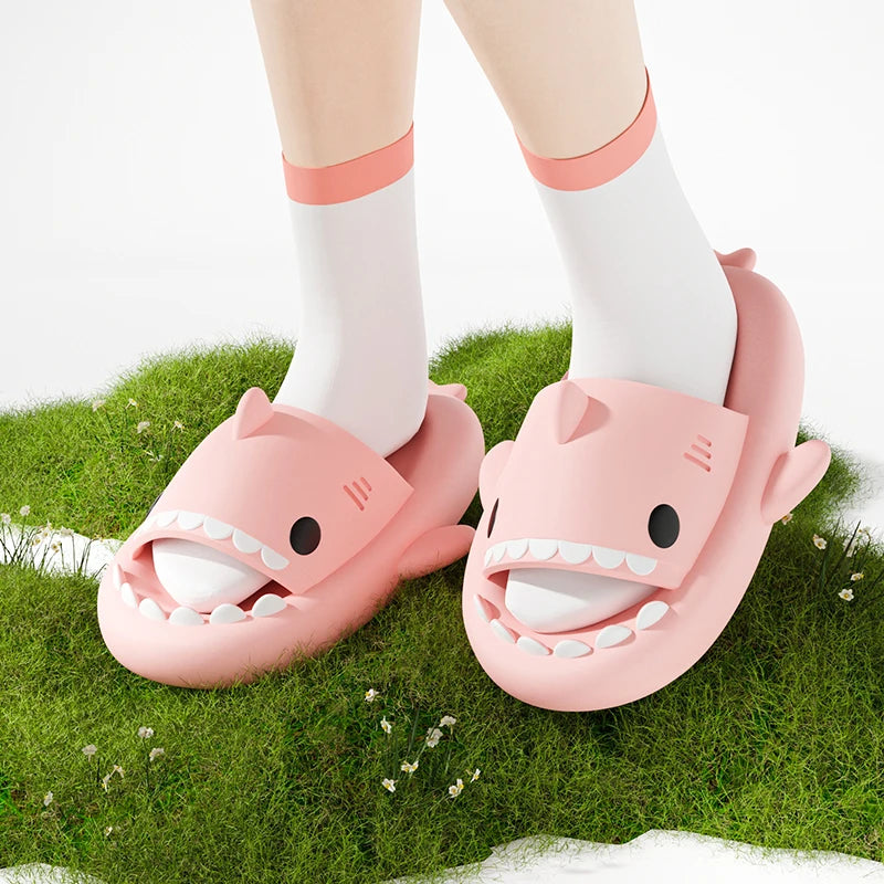 Chinelo Nuvem Infantil Cartoon Shark