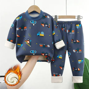 Conjunto de Pijama Infantil de Inverno