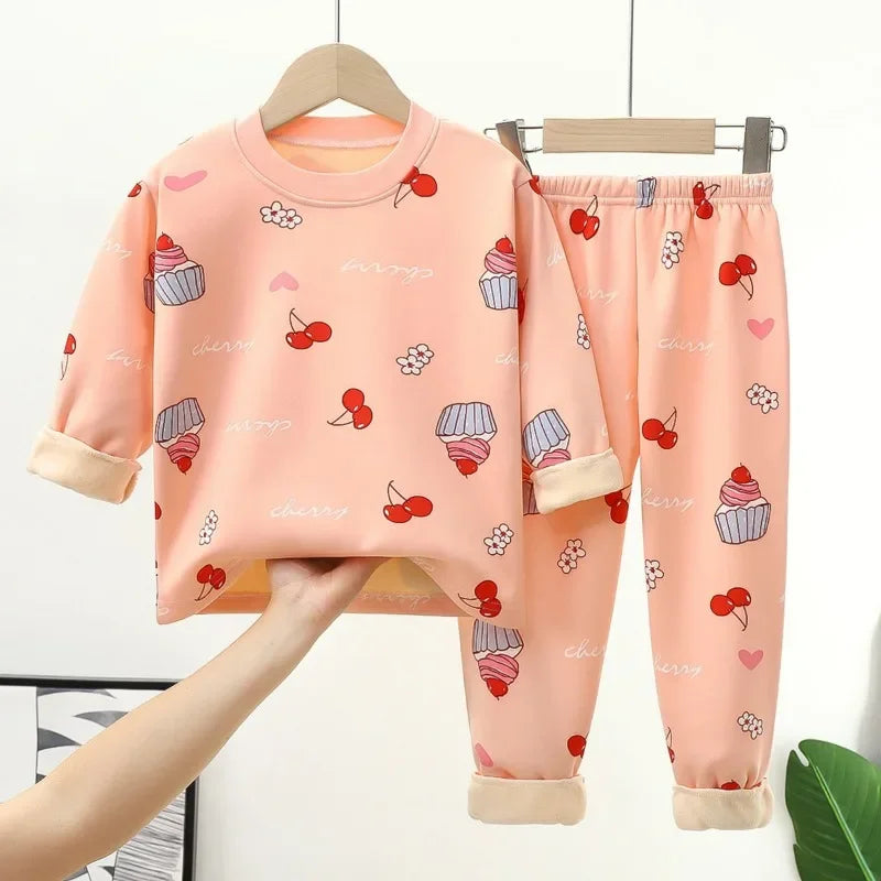 Conjunto de Pijama Infantil de Inverno