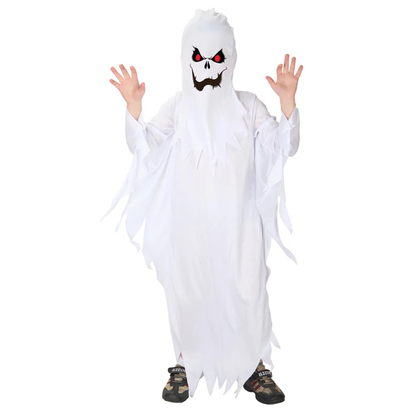 Fantasia Infantil Halloween Fantasma Assustador