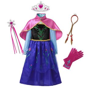 Fantasia Infantil Princesa Anna Frozen