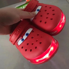 Crocs Infantil com Led Relâmpago McQueen