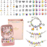 47126990750008Kit de Pulseiras e Berloques Infantil com 66 Peças