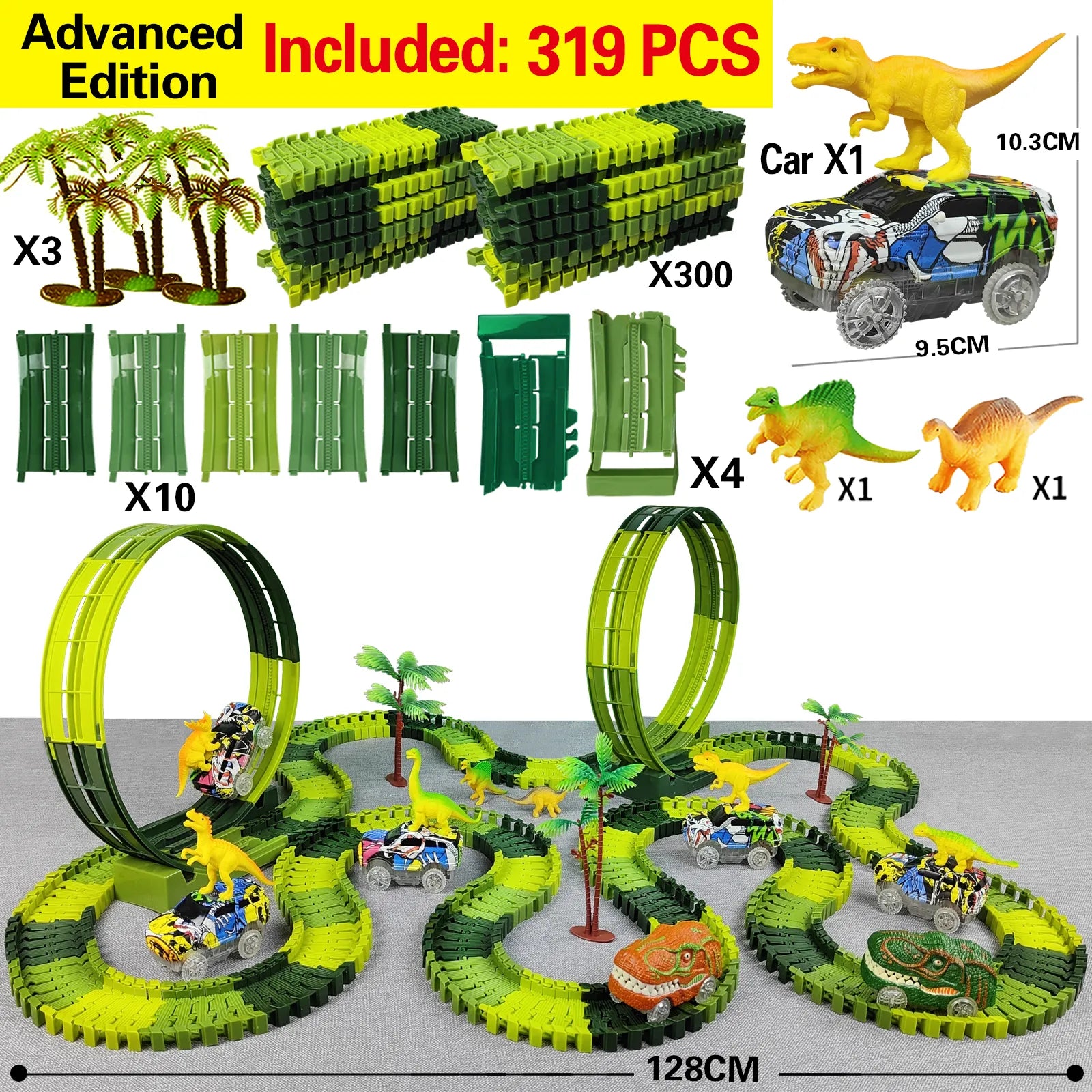 Super Pista de Dinossauros 360