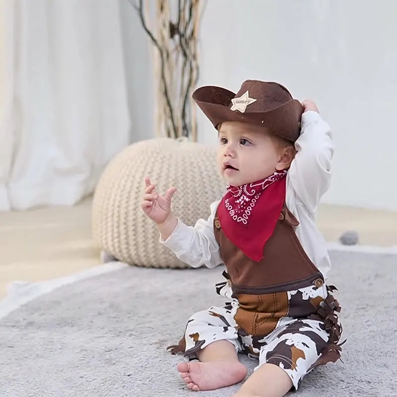 Fantasia Infantil Bebê Cowboy