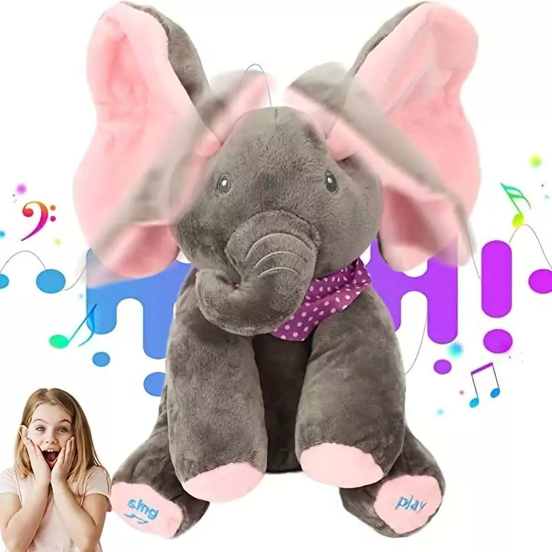 Bimboo Elefante de Pelúcia que Canta e Interage