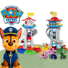 Brinquedo Infantil Torre Patrulha Canina com Carros