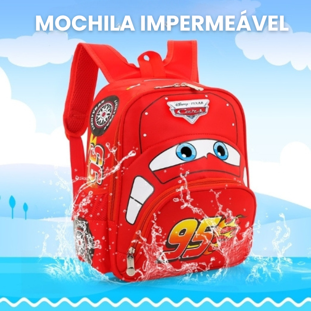 Mochila Infantil Carros Relâmpago Mcqueen