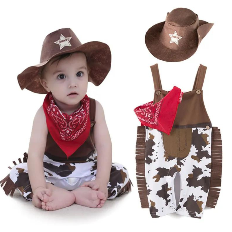 Fantasia Infantil Bebê Cowboy