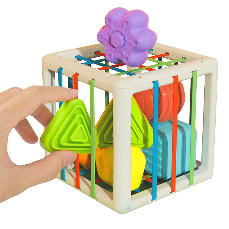 Brinquedo Sensorial Educacional Cubo Puzzle